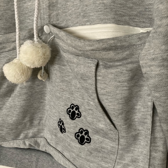 Pet pouch hooded sweatshirt XXL (runs small) - Picture 3 of 7